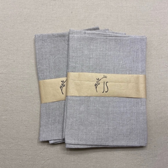 Natural Linen Napkins Set of 4 NWT - Picture 2 of 5